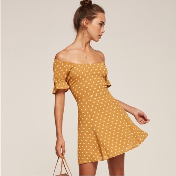 Reformation Arlene Polkadot Dress - Picture 3 of 7